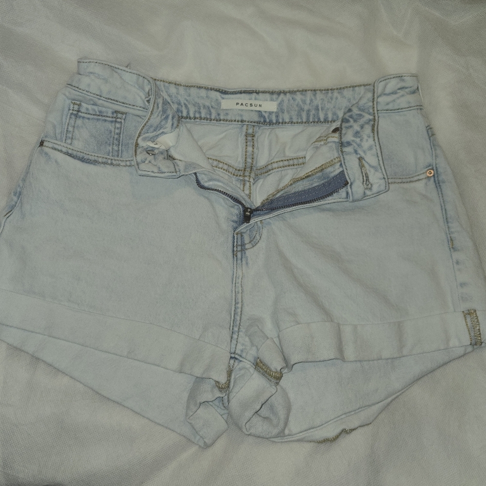 PacSun Sky Blue Women's Jean Shorts